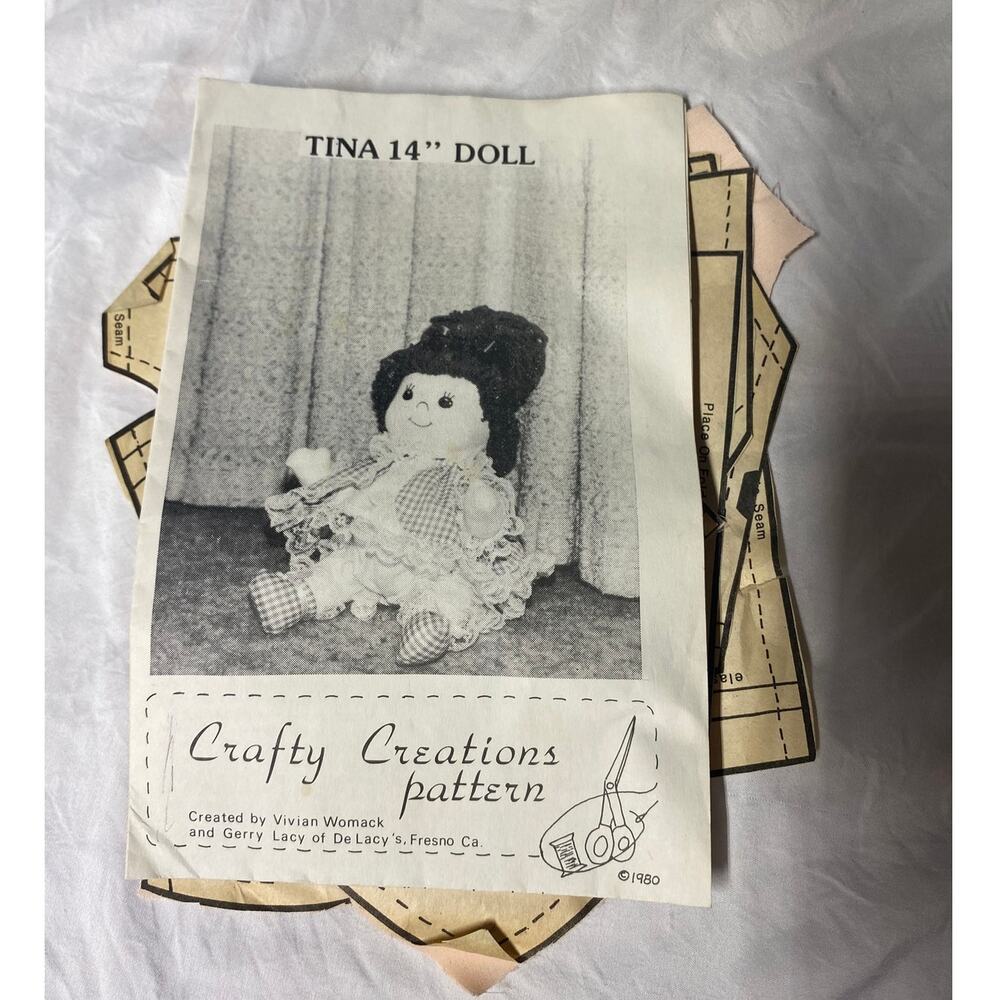 1980 Tina 14" Doll Sewing Pattern